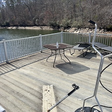 Dock-cleaning-on-Lake-WedoweeAL 0